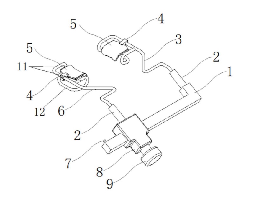 一种挡板可移动式开睑器
